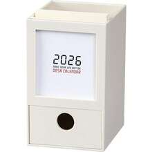 2026年学生桌面收纳盒带便签本；可爱多功能桌面日历笔筒 - 便籤日曆筆筒 - 查看 7