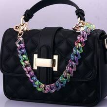 Acrylic Purse Chain Handbag Strap - Heart Bag Charm Keychain Accessories, 12.4 Inch Extender Chains Replacement - Hồng - Xem 3