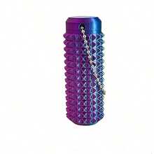 1pc 3D Printed Gradient Color Massage Roller Keychain, Sensory Tool With Textured Spikes And Breathable Holes, Modular Design To Help Relieve Muscle Tension And Stress, Perfect Gift For Stress Relief And Sensory Relaxation, Also A Unique Gift For Friends Gifts For Mother, Father, Graduation, And Teacher - Multicolor - View 14