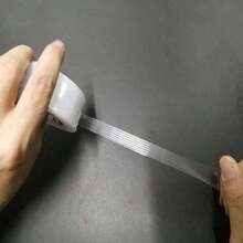 1 Roll 150m Badminton Racket Handle Grip Transparent Underlay Film, Tennis Racket Grip Cushion Underlay Film - Multicolor - View 2