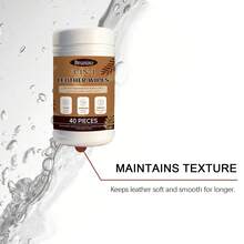 Cleaning & Care Wet Wipes, Quick Stain Removal & Leather Conditioning Wet Wipes For Home & Auto - Cleaning and Care Wipes - View 8