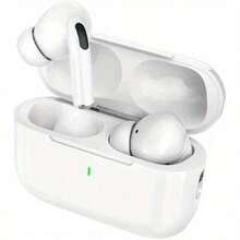 A3 Wireless Earbuds, Compatible With Android/IOS, With Controls And Charging Case, ANC Wireless Earbuds, TWS Wake-Up Earbuds, Wireless In-Ear Smart Earbuds With Microphone And Charging Case. - 白色 - 查看 1