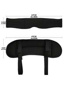 1/2pcs Travel Eye Mask With Head Support Strap, Airplane Neck Pillow With Microbeads, Adjustable Comfortable Travel Pillow, Travel Pillow And Eye Mask, Smooth Sleep Eye Mask - A - View 5