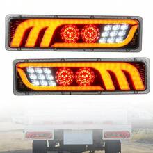 46CM LED Rear Tail Stop Reverse Indicator Light Truck Trailer Caravan Van Lamp Brake Reversing Traffic FogLamp Waterproof 12-24V - A - View 1