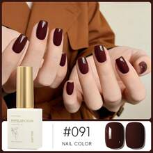 1瓶15毫升凝胶指甲油 - 持久亮泽，高饱和度光泽，坚固耐用，适合美甲沙龙DIY，女士美甲礼物 - 彩色 - 查看 47