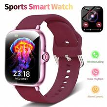 新款男女通用智能手表，支持通话/接听，追踪步数/卡路里/距离，多种运动模式，闹钟/来电/信息提醒，1.83英寸全触控屏幕，兼容安卓系统，是圣诞节、新年、情人节及其他节日的理想礼物。 - 彩色 - 查看 17
