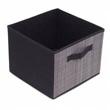 Grey Multi-Tiered Closet Storage System With Drawers: 6-Compartment Organizer - Multicolor - View 3