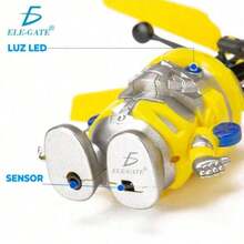 ELE-GATE Mini Drone Robot Espacial Con Sensor De Inducción Infrarrojo - Amarillo - Ver 5
