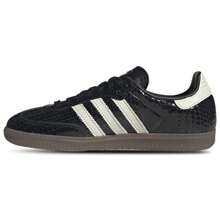 Adidas Samba OG Silver Metallic Cracked Leather Women's JR0035 | Retro Heritage Style, Timeless Silhouette - 黑與白 - 查看 5