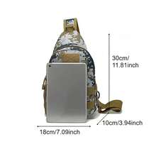 Bolso de hombroáctico, mochila para senderismo, nailon para hombre, caza al aire libre, Camping, pesca, Molle, senderismo, bandolera para el pecho G7F5 - CP - Ver 3