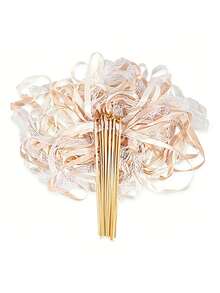 10/20/50pcs White Ribbon Magic Wands, Fairy Wands With Lace, Bells, Suitable For Wedding, Party, Celebration - White - View 14