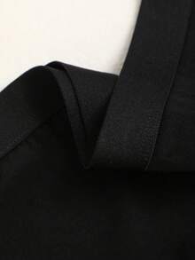 3pcs Women High Waist Panties, Comfortable Breathable Solid Color Underwear, High Elasticity Tummy Control Full Coverage Seamless Shapewear - Black - View 10