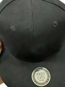 1顶男女通用简约纯色平沿棒球帽，可调节帽檐，适合所有季节，时尚百搭，适合户外派对、运动等场合，帽檐标签随机发送 - 彩色 - 查看 14