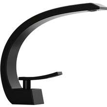 Zhuomixer Sliver/Matte Black Single-Handle Bathroom Sink Faucet, Low-Arc Modern Basin Faucet, Brass Single-Hole Vanity Mixer Tap With Supply Hose, Suitable For Basin, Sink, RV, Wash Basin, Bathroom Deccor,Practical Gift - 霧面黑 - 查看 9