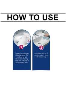 Multi-Purpose Bathroom Cleaner, Suitable For Shower, Walls, Tiles, And Removing Water Stains And Dirt - Liquid - View 6