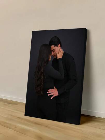 Pintura en lienzo personalizable, arte en lienzo personalizado, personaliza tu foto sin maquillaje, comparte tus recuerdos talla grande preciados y momentos maravillosos, regalo perfecto para familiares y amigos, decoración de pared, regalo de cumpleaños y graduación