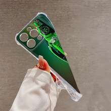 Auto de carreras verde con detalles monstruosos, listo para la carrera. Esta elegante funda para teléfono es compatible con Samsung, Apple, OPPO, , etc. Fabricada en TPU flexible, resistente a golpes y arañazos, ofrece una excelente protección contra caídas y un agarre cómodo. Es un regalo ideal para familiares, amigos y seres queridos, y una opción perfecta para festivales, fundas para iPhone, San Valentín, artículos de , fundas para iPhone y fundas transparentes. - transparente - Ver 6