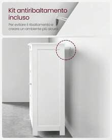 Storage Islands & Carts - Blanco Nube - View 8