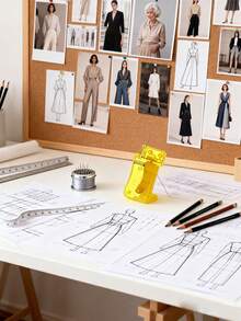 1pc Lemon Yellow Automatic Threader, Suitable For Household Handicrafts And Sewing Supplies - One Size Fits All - View 6