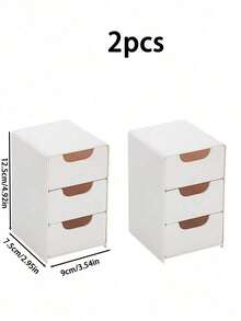 1pc Desktop Storage Box, Multi-Purpose Mini Plastic Storage Box With Drawer, Suitable For Desktop Or Wall-Mounted - Space Saving, Can Hold Cosmetics And Accessories, Handbag Shape Design, Mixed Colors, Portable Jewelry Box, Small Jewelry Box, Home Jewelry Organizer, Travel Organizer, Mini Storage Box, Travel Jewelry Zipper Box - Multicolor - View 10