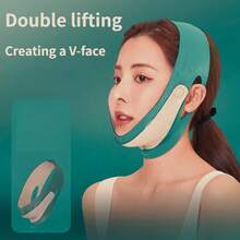 Mặt nạ nâng cơ mặt hình chữ V bán chạy nhất, mặt nạ làm săn chắc da, kéo mỡ cằm, băng nâng cơ mặt hình chữ V cỡ nhỏ. - Màu xanh ngọc - Xem 2