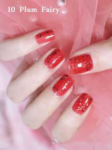 Water-Based Nail Polish - Quick-Drying, Long-Lasting Peel-Off Gel Nail Polish, Instantly Create Perfect Manicure. 40 Vibrant Summer Shades. Quick-Drying, Long-Lasting, Odorless Water-Based Formula, Easy To Remove. No-Heat Formula, Easy Application, No Residue Removal. Long-Lasting Color, Odorless Formula. - Multicolor - View 6