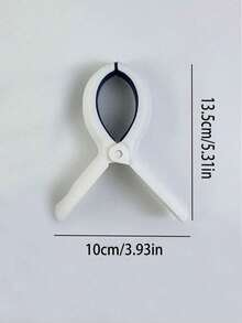 3/6pcs Heavy Duty Beach Towel Clips - Rust-Proof Spring, Plastic Clothespins - Clips To Keep Towels, Clothes, Blankets Dry On Clothesline And Racks - Multicolor - View 6