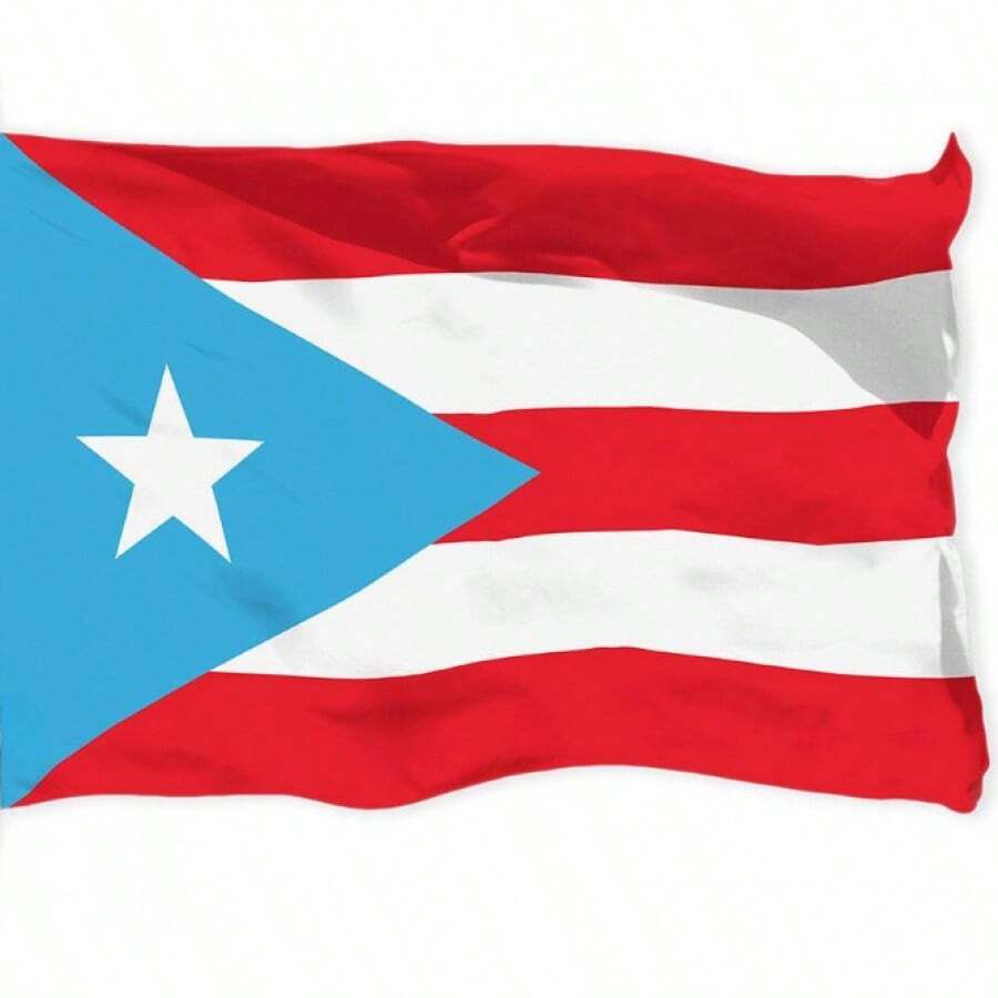 Puerto Rico Light Blue Puerto Rican PR Flag | 3x5 Ft | LiteWeave Pro Series Printed 150D Polyester | Indoor/Outdoor, Vibrant Colors, Brass Grommets - A - View 1