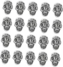 KALLORY Cuentas Espaciadoras Flocadas Accesorios De Joyería Dijes Para Collares Cuentas Dijes De Calavera Colgantes Colgantes Para Hacer Joyas Fabricación De Joyas - 1 - Ver 1