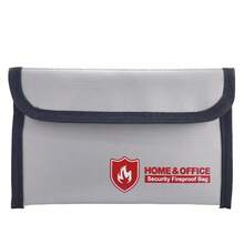 Multi-Purpose Fire & Water Resistant Bag - 4200 °F Insulated Cash Flame Resistant Bag With Zipper And Reflective Strips, Waterproof Document Pouch, Valuables Fire Resistant Bag, Back To School, School Supplies - 8.2 Inches * 5.1 Inches - View 7