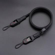 Dây đeo vai kiểu dây leo núi tháo nhanh phù hợp với máy ảnh Canon 5D4 R50 R6 200D, Nikon ZF/Z30, XS20 XT5, ZVE10/A7RM4, dây đeo vai có thể điều chỉnh. - màu đen - Xem 10