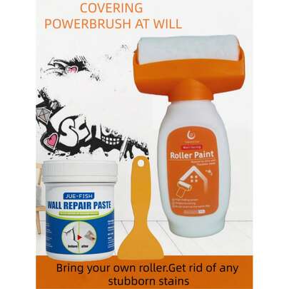 Sơn sửa chữa tường màu trắng 100g/500g. Sơn gốc nước, không mùi, gốc latex. Sơn dạng lăn, thích hợp để che phủ các vết bẩn và hình vẽ graffiti trên tường, thích hợp cho việc trang trí và thay đổi màu sắc tường. Đây là lựa chọn tốt nhất để loại bỏ vết bẩn trên tường và cũng là món quà chất lượng cao dành cho gia đình và bạn bè. Sơn tường màu trắng.