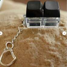 1个键盘按键减压玩具，适合成人 - 触感清脆的点击式桌面玩具，也是一份独特的礼物 - 彩色 - 查看 2