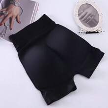 Butt-Lifting And Enhancing Panty Shorts - Butt Padding - 黑色 - 查看 2
