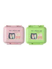 Hộp đựng thuốc mini 6 ngăn di động, hộp đựng thuốc, hộp đựng thuốc du lịch in chữ "My Pill Pack" và họa tiết viên thuốc, hộp đựng thuốc nhỏ 6 ngăn, hộp đựng thuốc kín, hộp đựng thuốc 6 ngày/tuần, hộp đựng thuốc thiết yếu khi đi du lịch, hộp đựng vitamin hàng ngày, hộp đựng thuốc bỏ túi, hộp đựng đồ trang nhã, vật dụng thiết yếu trong gia đình, vật dụng cần thiết khi đi du lịch, trang trí phòng. - Nhiều màu - Xem 17