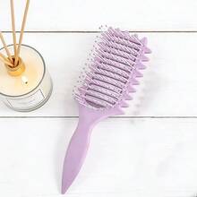 1 lược uốn tóc, thích hợp để tạo kiểu tóc xoăn ướt, lược có lỗ thông hơi giúp chải, tạo hình và giữ nếp tóc xoăn, phù hợp cho cả nam và nữ, có thể sử dụng cho tóc ướt hoặc khô. - Hình vuông - Xem 4