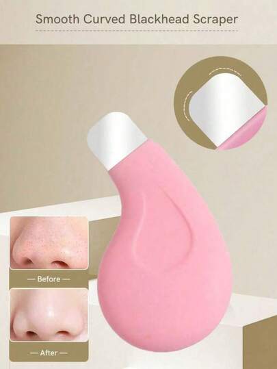 1个手动黑头去除器，黑头去除工具，深层清洁毛孔面部黑头导出器，黑头去除工具，毛孔清洁大师，粉刺导出器，白头去除器，面部皮肤清洁工具，美容护理工具，沙龙级使用，手动毛孔清洁器，手动黑头去除器