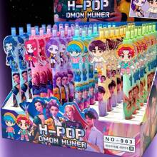 20pcs K-Pop Demon Hunting Girl Group Neutral Pen Acrylic Click Pen Student Stationery Signature Pen K-Pop Stationery - A - View 5