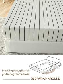 Bộ chăn ga gối 4 món, dễ giặt ủi, mềm mại và thân thiện với da, bao gồm 1 ga trải giường, 1 ga bọc nệm, 2 vỏ gối, thoáng khí, mang lại giấc ngủ thoải mái hơn, phong cách tối giản, món quà tuyệt vời dành cho bố mẹ và bạn bè. - Nhiều màu - Xem 6