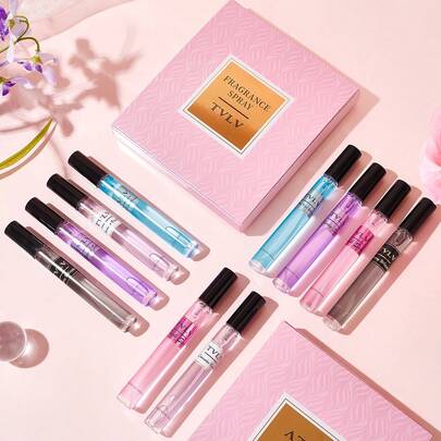 1pc/5pcs Set Brazilian Indoor Fragrance Spray Gift Box, Limited Edition, Indoor & Outdoor Air Freshener, Multi-Layered Fragrance, Long-Lasting Natural Freshness, Achieve Optimal Health