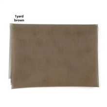 Malla de encaje suizo para manualidades de pelucas, gorros de peluca superiores invisibles de 0,91 y cierres frontales, perfecta para extensiones de cabello de pelucas personalizadas - Marrón claro - Ver 9