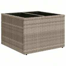 vidaXL 9-Teiliges Gartensofaset Mit Kissen, Hellgrau, Poly-Rattan - Grey - View 8