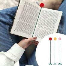 Crochet Flower Bookmark Set Of 3 Handmade Elegant Unique Book Lovers Gift For Women Teachers - 1 - Xem 5