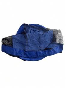 Durable Polyester Sports Mesh Bag, Basketball Storage Bag, Suitable For Sports, Fitness And Swimming, Black Mesh Design, Drawstring Closure, Suitable For Outdoor Venues And Storage - Multicolor - View 8