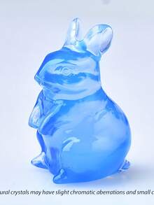 CUPIDCRYSTAL Natural Crystal Carved Rabbit, Perfect Crystal Gift, Easter Gift, Easter Bunny, Crystal And Stone, Home Decor Healing Crystal - Multicolor - View 17