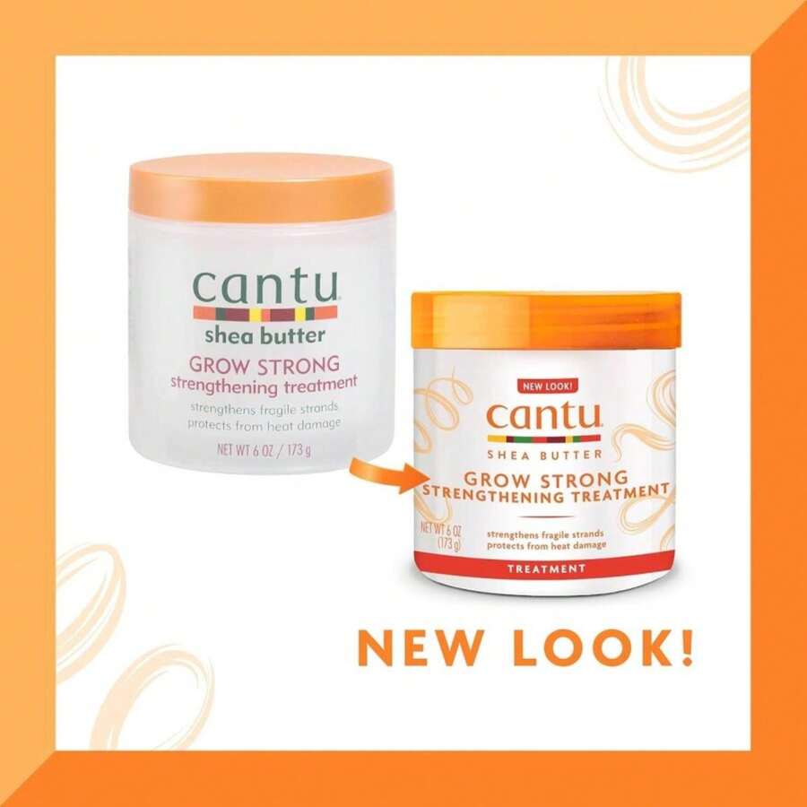 Cantu Grow Strong Strengthening Treatment With Shea Butter, 6 Oz (Packaging May Vary) (Pack Of 2) - ColorB - 查看 1