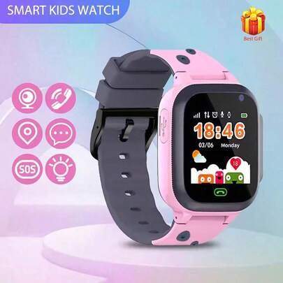 SIMSONLAB Best Gift, Smart Kids Watch With SIM Card, Location Tracking, Calling Function, Supports 2G Network Only, Ringtone Alerts, Device Finder, Comfortable Wristband, Multiple Color Options, Phone Finder, SOS Emergency Call, Camera, Alarm Clock