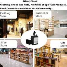 5/10个/套 棕色、白色、黑色、粉色开窗纸袋，礼品袋，生日礼品袋，节日派对牛皮纸包装袋，自立纸袋，派对用品，婚礼，袋子，生日，派对，派对装饰，新娘，婚礼，单身派对，伴娘袋，新妈妈礼物 - 黑與白 - 查看 4