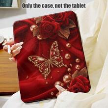 1 Peça Protetor de Mesa com Capa Flip e Slot para Caneta, Padrão Borboleta Rosa, Compatível com Honor Pad 8/9/10, Honor GT 11.5 polegadas/X7/X8A/X9/X8Pro/X9Pro/V9/V8 Pro, Matepad 11 polegadas 2023/2022, Matepad 11.5 (2026), Redmi, OPPO, VIVO, Apple iPad 10ª Geração/iPad 11 2025 (A16) e Mais, Função Ligar/Desligar Automática, Adequado para Volta às Aulas, Dia dos Namorados - Multicolorido - Visão 5