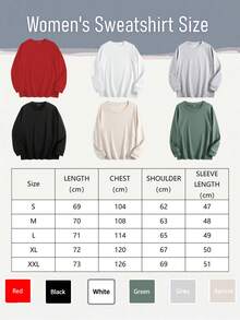 2026 Unisex Casual "PARKE" Letter Print Loose Pullover Sweatshirt, Encountering Lazy Fashion.Casual Daily Wear,Winter Clothes For Women,Clothes,Hoodie,Tops,Spring Break,Long Sleeve Tops Women - 黑色 - 查看 2